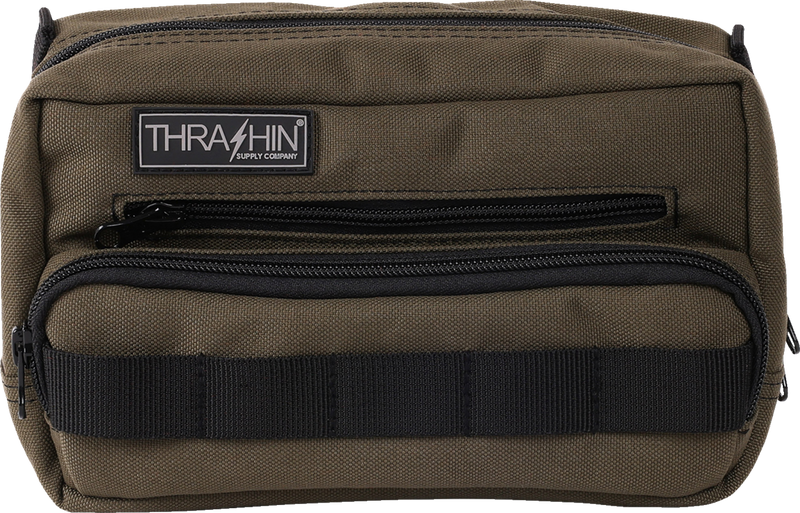 THRASHIN SUPPLY CO. Handlebar Bag Plus - Green