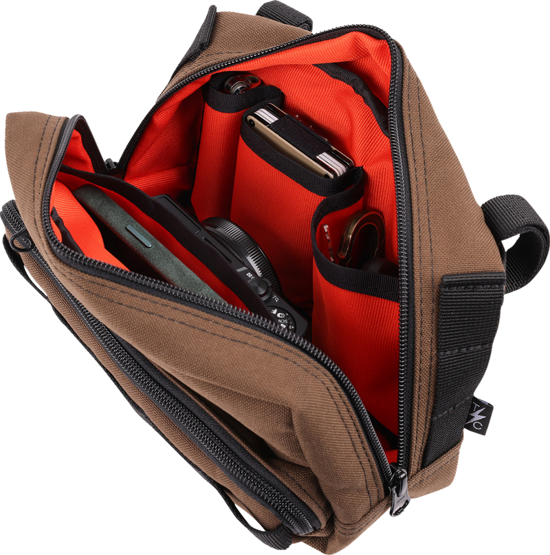 THRASHIN SUPPLY CO. Handlebar Bag Plus - Brown