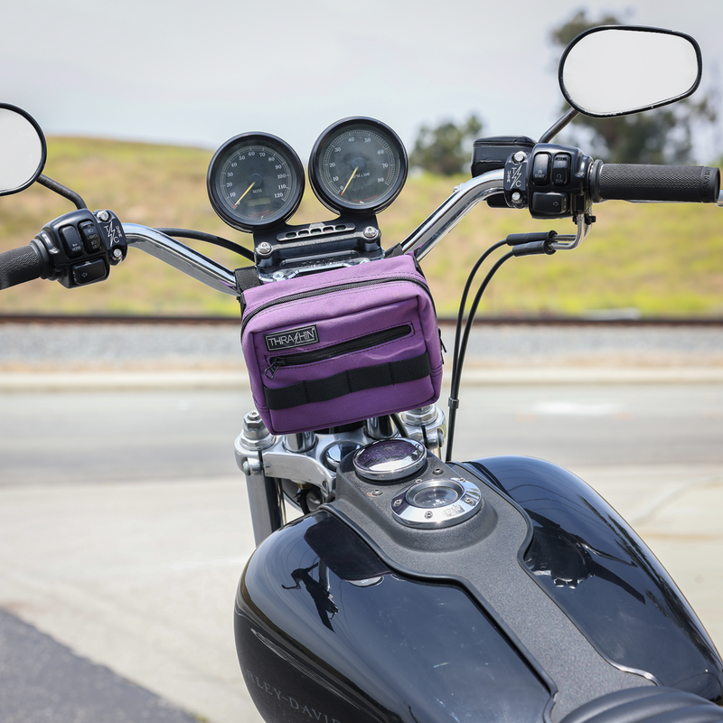 THRASHIN SUPPLY CO. Handlebar Bag - Purple