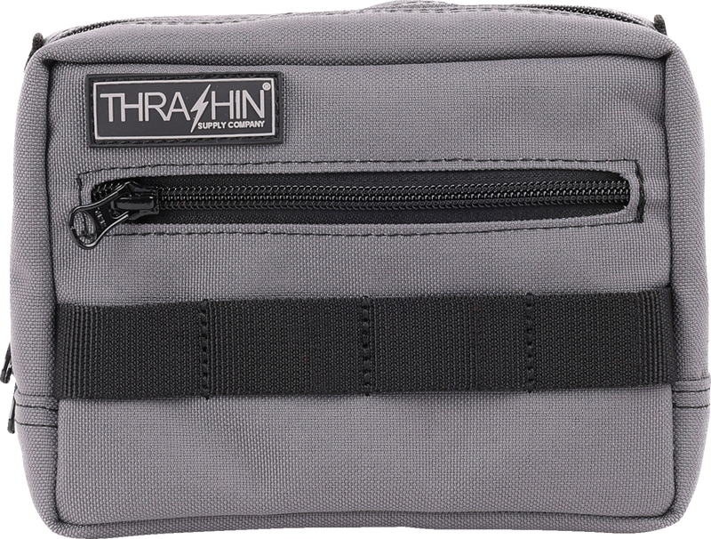 THRASHIN SUPPLY CO. Handlebar Bag - Gray