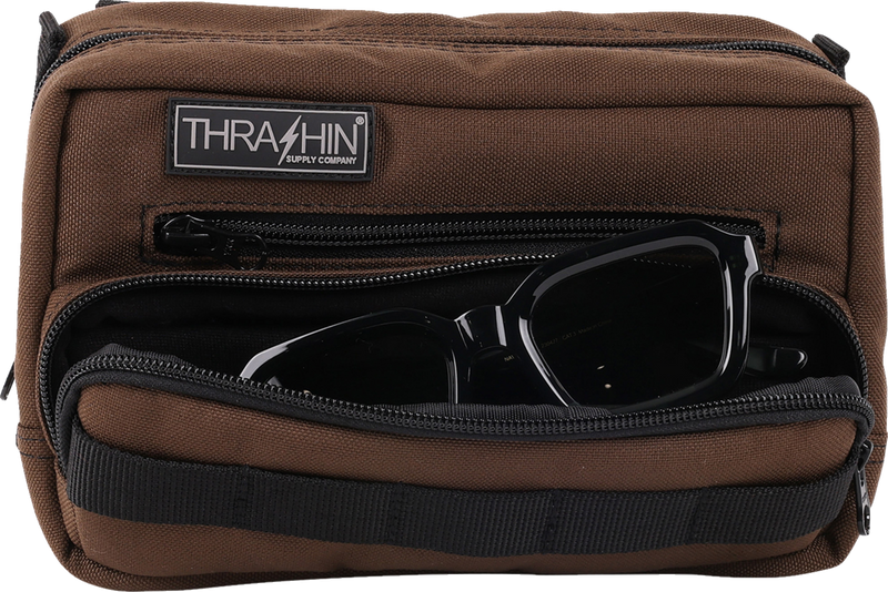 THRASHIN SUPPLY CO. Handlebar Bag Plus - Brown