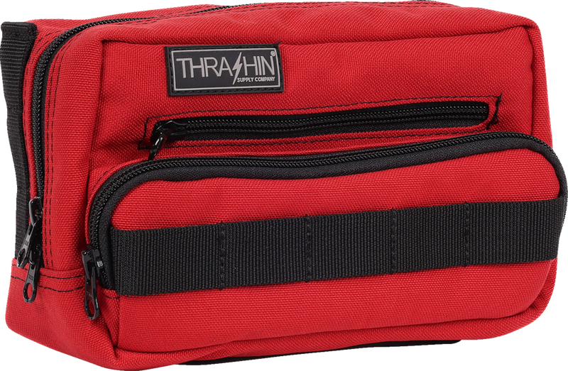 THRASHIN SUPPLY CO. Handlebar Bag Plus - Red
