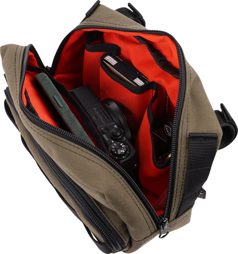 THRASHIN SUPPLY CO. Handlebar Bag Plus - Green