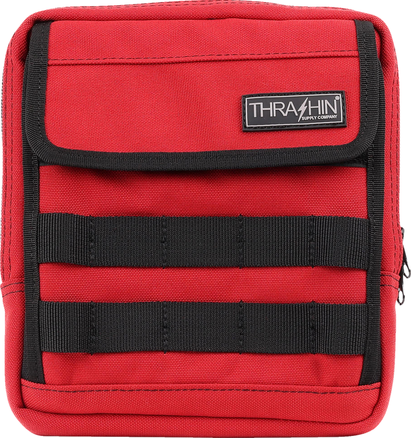 THRASHIN SUPPLY CO. Handlebar Bag Slim - Red