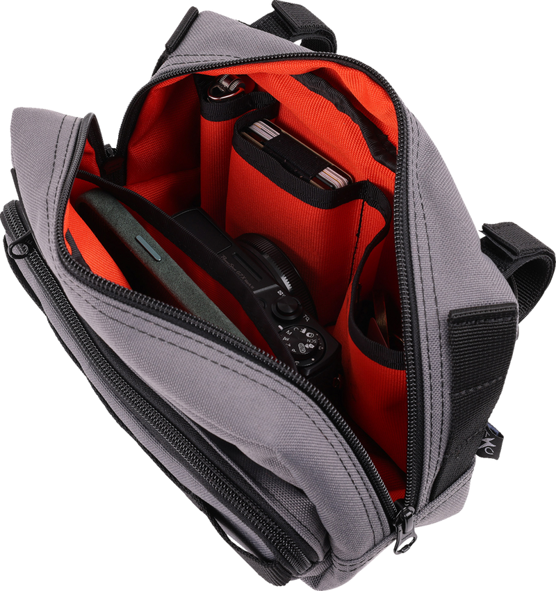 THRASHIN SUPPLY CO. Handlebar Bag Plus - Gray