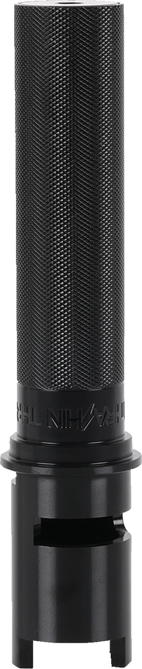 THRASHIN SUPPLY CO. Throttle Tube - Knurled - 1" - Gen 2 TBW - Black