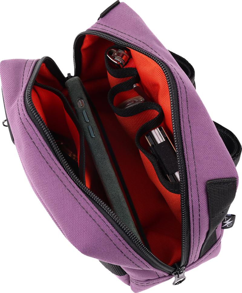THRASHIN SUPPLY CO. Handlebar Bag - Purple