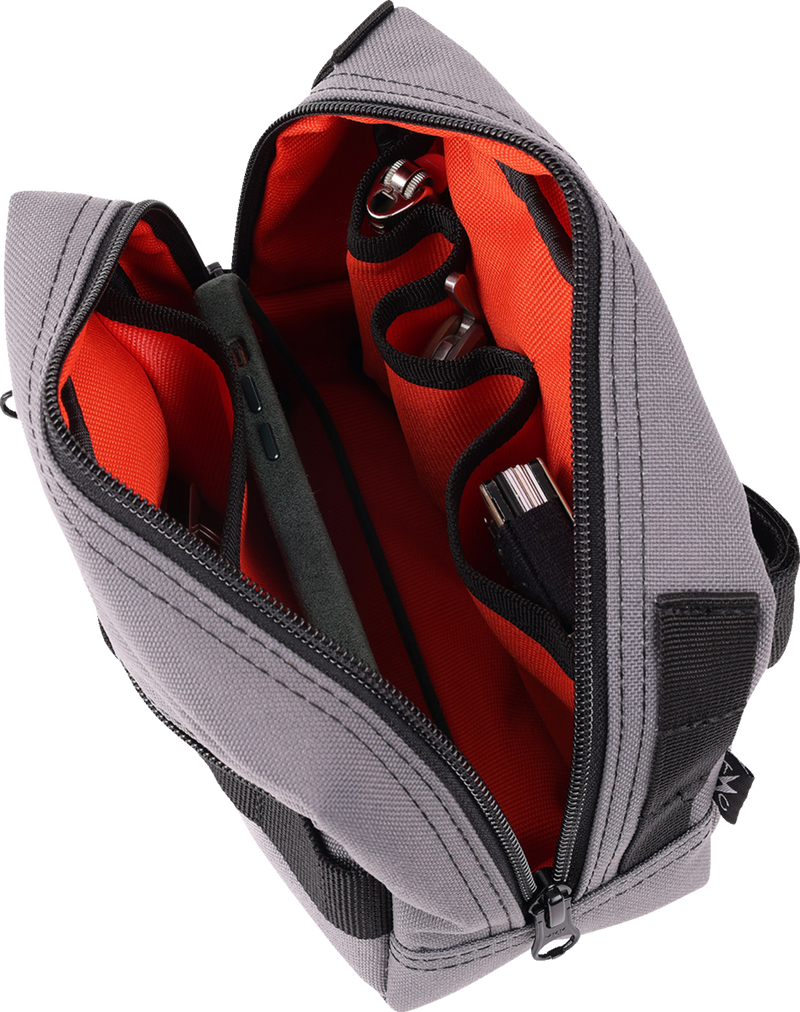 THRASHIN SUPPLY CO. Handlebar Bag - Gray