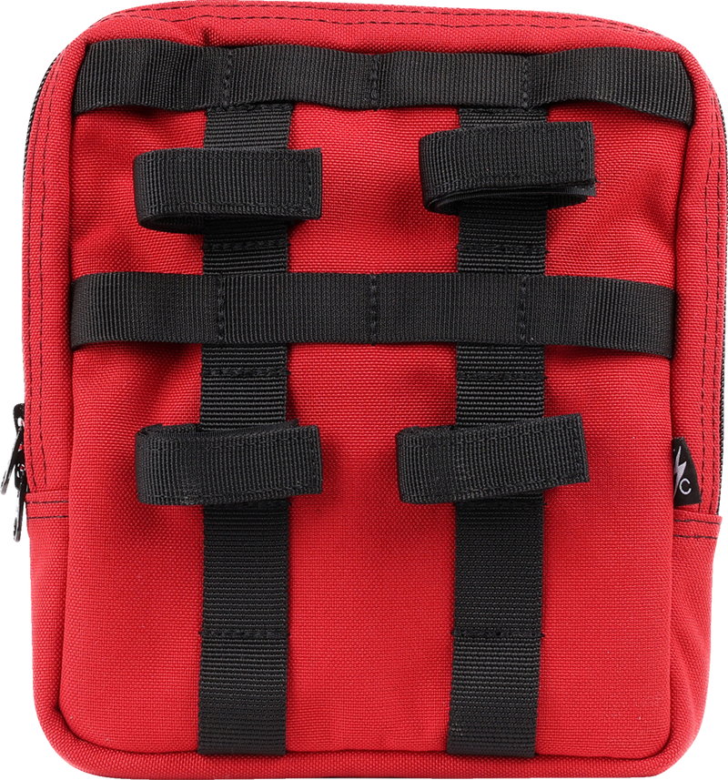 THRASHIN SUPPLY CO. Handlebar Bag Slim - Red