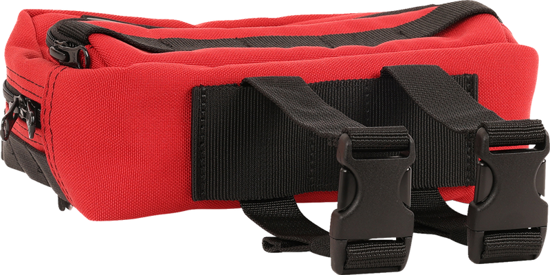 THRASHIN SUPPLY CO. Handlebar Bag Plus - Red