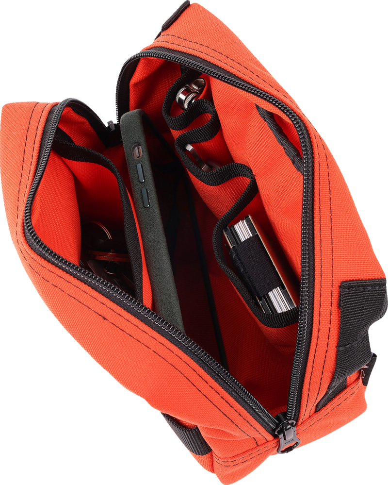 THRASHIN SUPPLY CO. Handlebar Bag - Orange