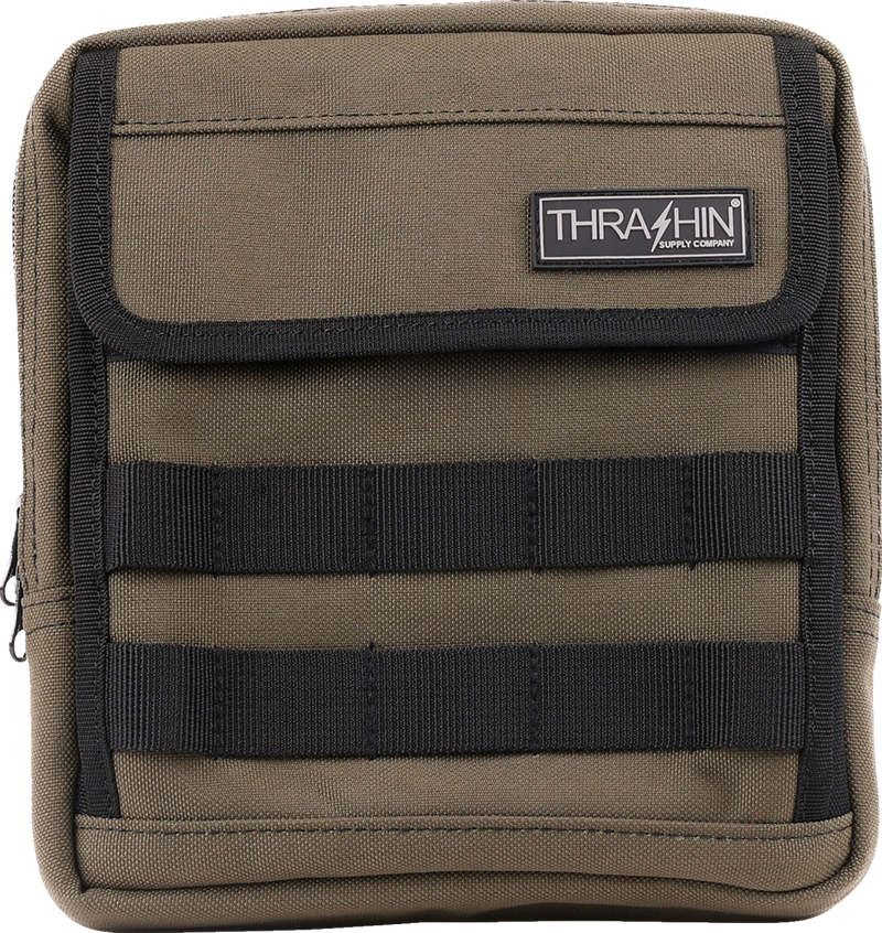 THRASHIN SUPPLY CO. Handlebar Bag Slim - Green