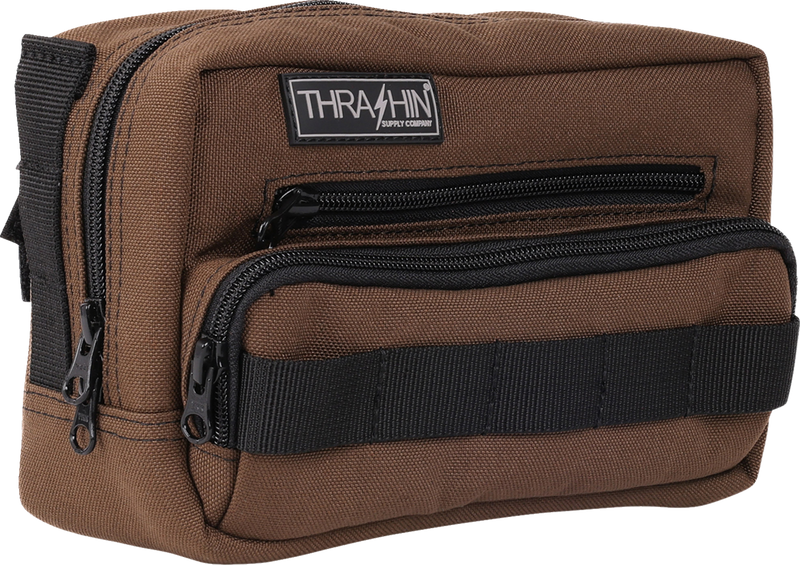 THRASHIN SUPPLY CO. Handlebar Bag Plus - Brown