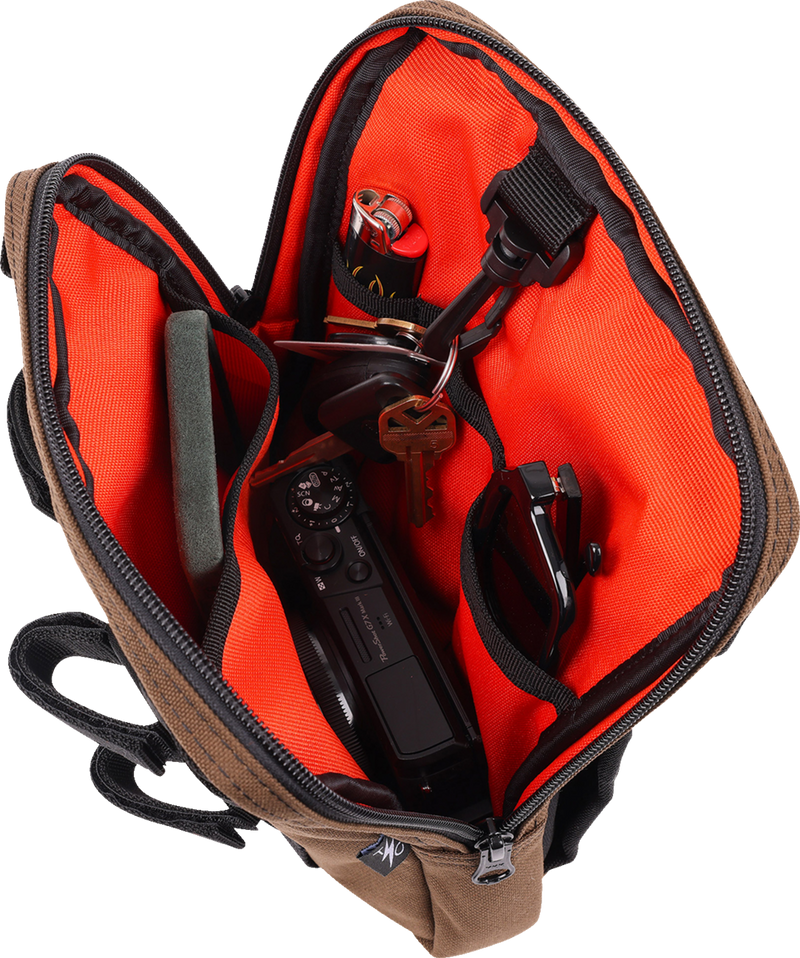 THRASHIN SUPPLY CO. Handlebar Bag Slim - Brown