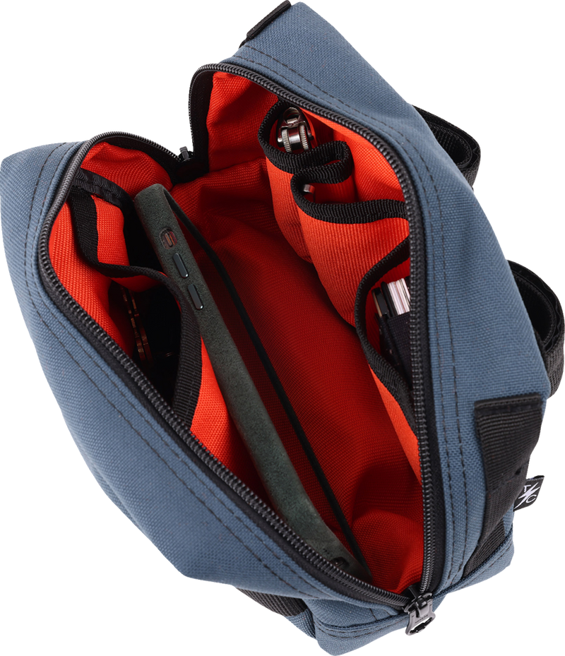 THRASHIN SUPPLY CO. Handlebar Bag - Blue