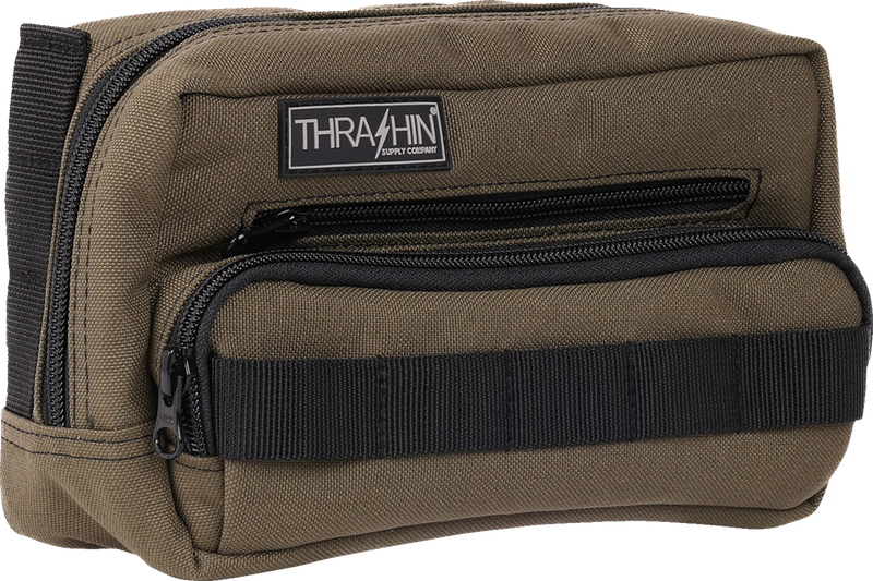 THRASHIN SUPPLY CO. Handlebar Bag Plus - Green