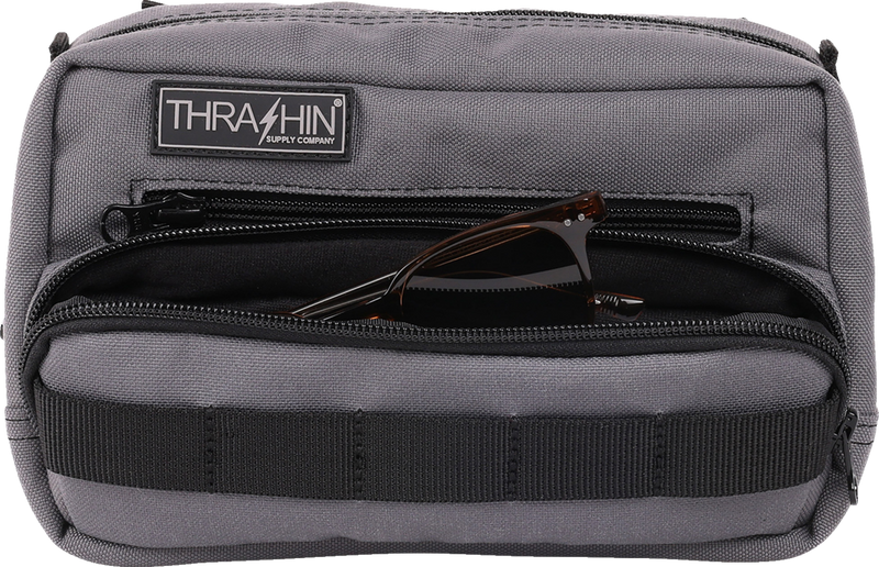 THRASHIN SUPPLY CO. Handlebar Bag Plus - Gray