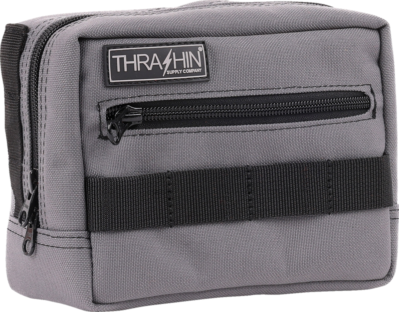 THRASHIN SUPPLY CO. Handlebar Bag - Gray