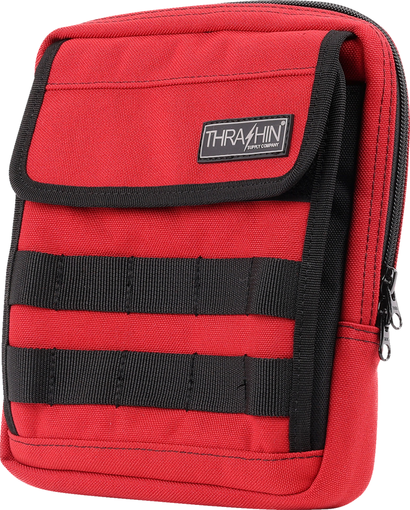 THRASHIN SUPPLY CO. Handlebar Bag Slim - Red