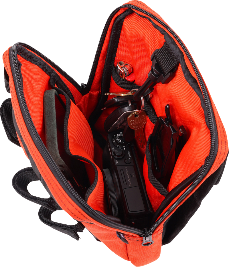 THRASHIN SUPPLY CO. Handlebar Bag Slim - Orange