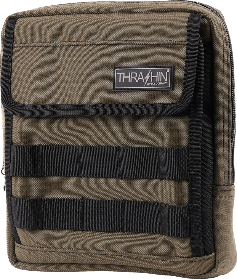 THRASHIN SUPPLY CO. Handlebar Bag Slim - Green