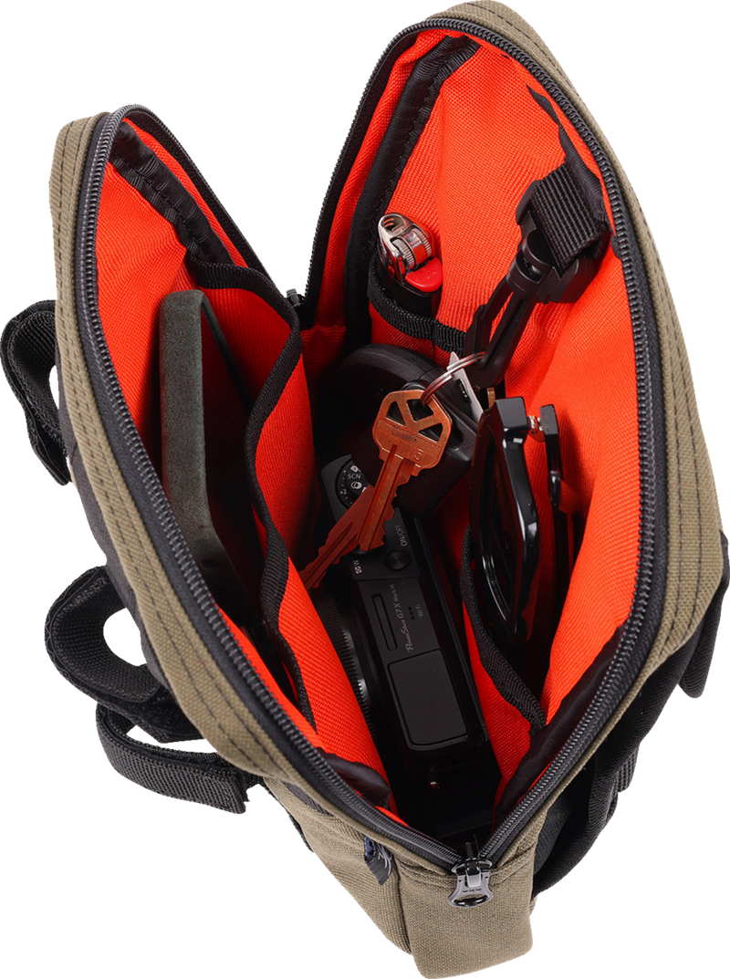 THRASHIN SUPPLY CO. Handlebar Bag Slim - Green