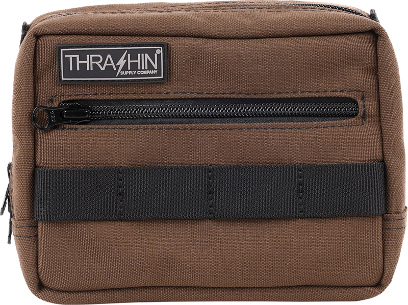 THRASHIN SUPPLY CO. Handlebar Bag - Brown