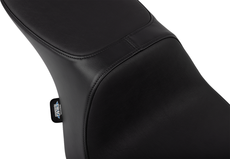 DRAG SPECIALTIES Predator 2-Up Seat - Vinyl - Smooth - Without Backrest - Touring '23.5-'24