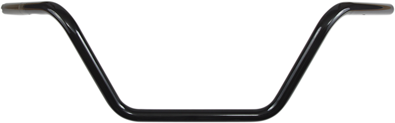 DRAG SPECIALTIES 1" Handlebar - Buckhorn Mid - TBW - Gloss Black