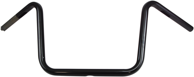 DRAG SPECIALTIES 1" Handlebar - Wide Ape - 12" - TBW - Gloss Black