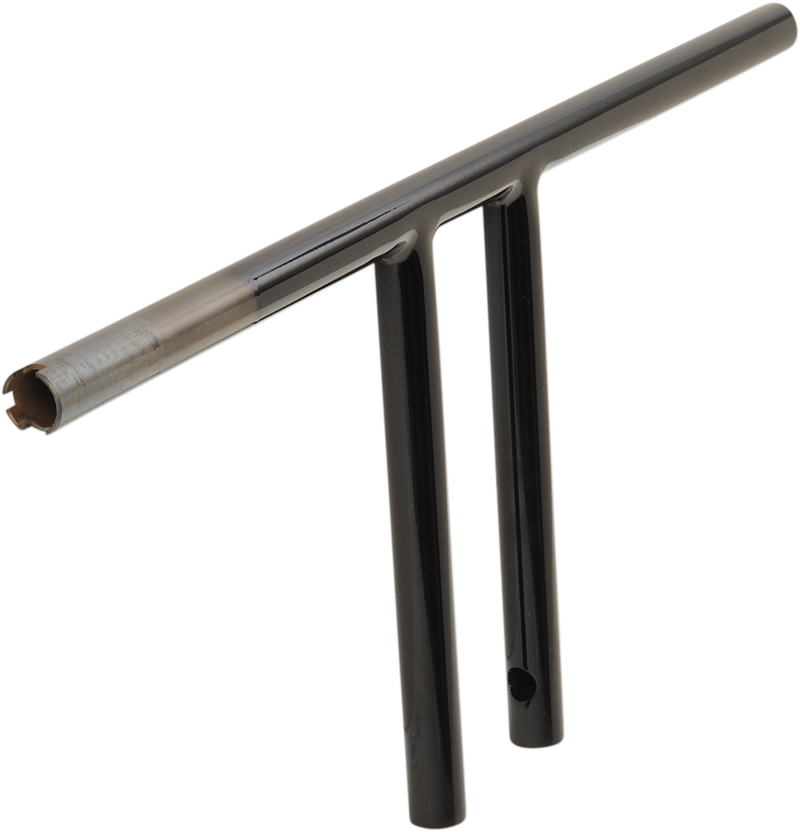 DRAG SPECIALTIES 1" Zero T-Bar Straight Handlebar - 10" - Gloss Black