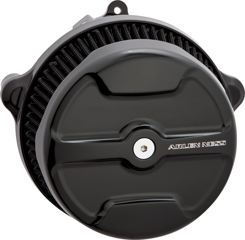 ARLEN NESS Big Sucker* Stage 1 Air Cleaner Kit with Cover - Knuckle - Black 600-309
