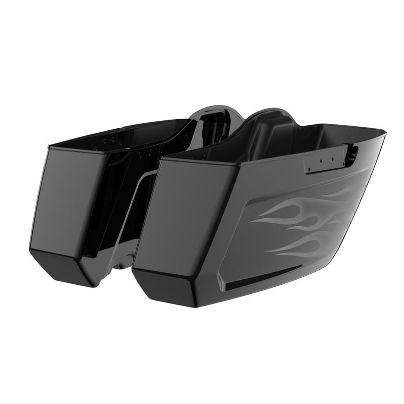 Advanblack Color Matched Holeshot 2.0 Chopped Saddlebags Bottoms for '23.5-Up Harley Touring