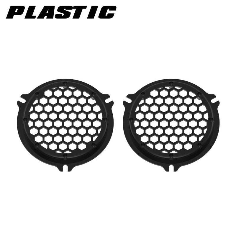 Advanblack HEX Speaker Grills Color Matched For 2014+ Electric Glide / Street Glide Inner Fairing