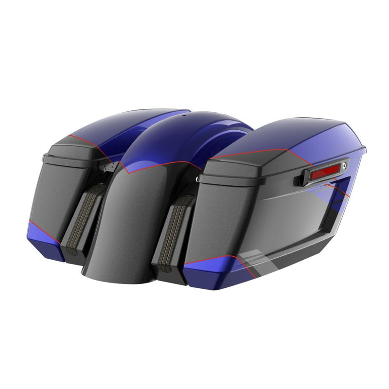 Advanblack Color Matched Holeshot 1.0 Chopped Bagger Kit for '23.5-Up Harley Touring CVO & '24Up Street Glide Raod Glide