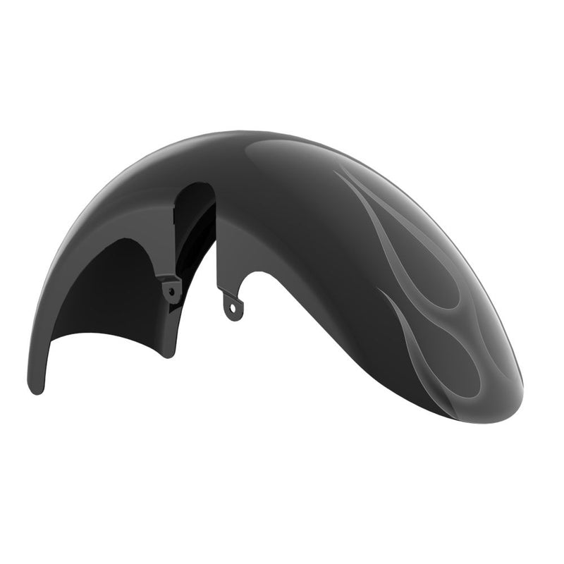 Advanblack Color-Matched 18" Wide Fat Tire Front Fender for '23.5-Up Harley Touring