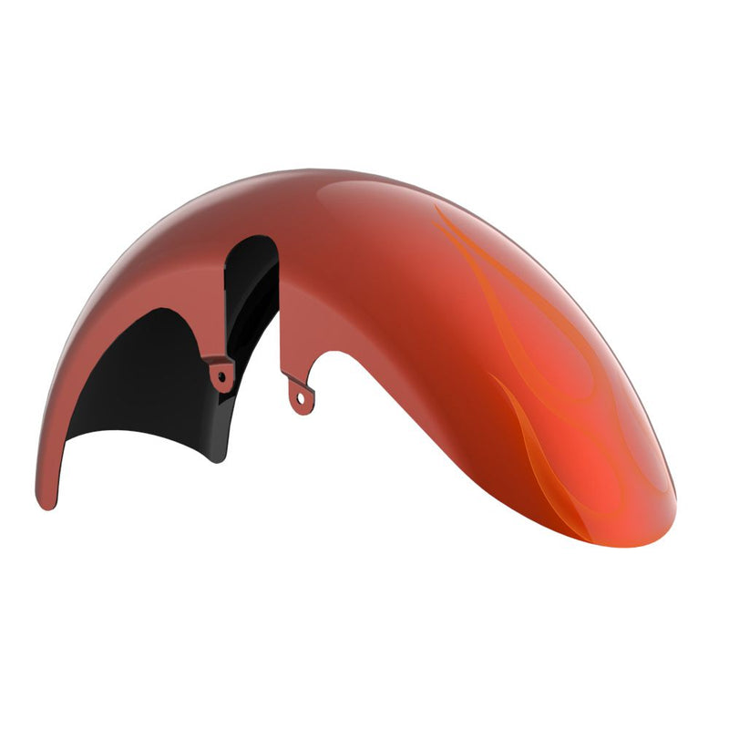 Advanblack Color-Matched 18" Wide Fat Tire Front Fender for '23.5-Up Harley Touring