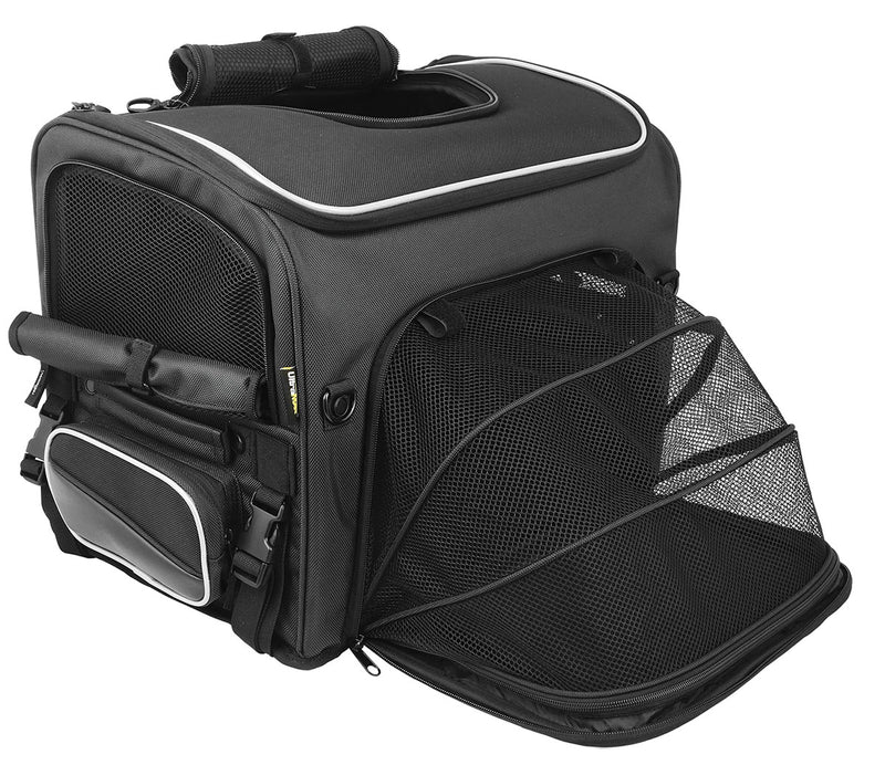 NELSON RIGG Route 1 Rover Pet Carrier - Black - 17”L x 12”W x 15”H