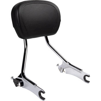 COBRA Detachable Backrest Kit - Tall - Chrome - Chieftain '14-'22