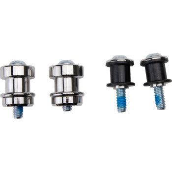 COBRA Detachable Backrest - Chrome - Two-up Seat - Scout