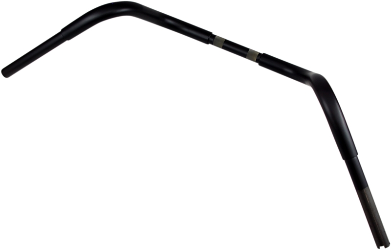 DRAG SPECIALTIES 1-1/4" Buffalo Bar Handlebar - 8-1/2" - TBW - Flat Black
