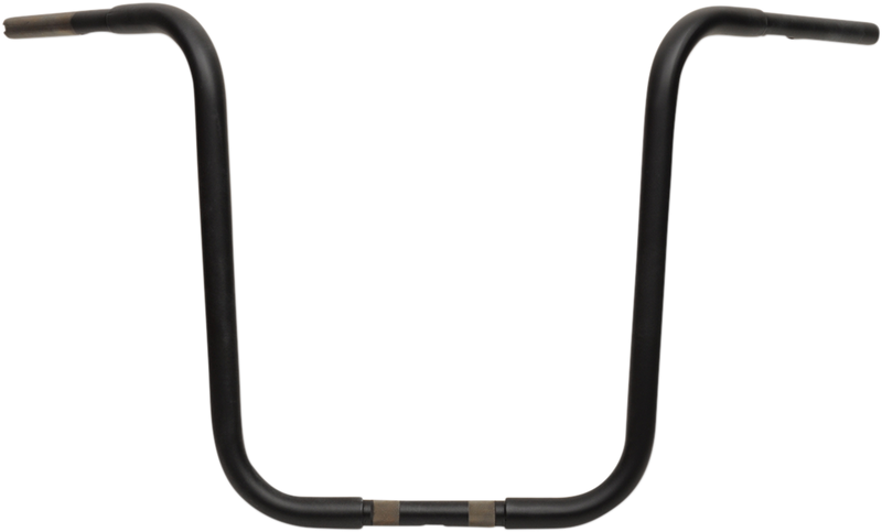 DRAG SPECIALTIES 1-1/4" Buffalo Touring Handlebar - 18" - TBW - Flat Black