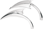 ARLEN NESS Mirror - Micro - Scoop - Side View - Triangle - Left - Chrome