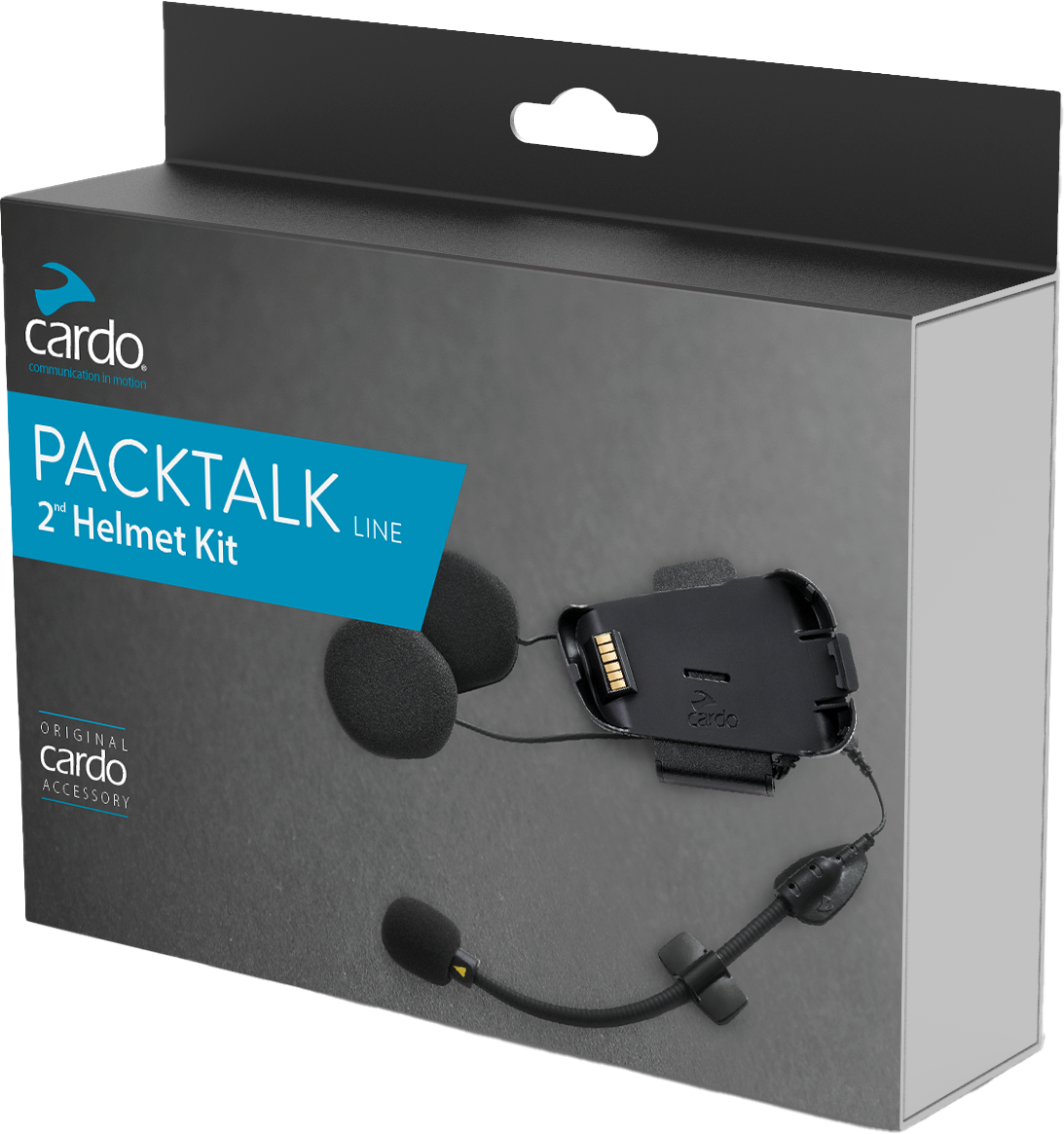 CARDO Packtalk Bold / Black 2nd Helmet Kit — Lifestyle Cycles