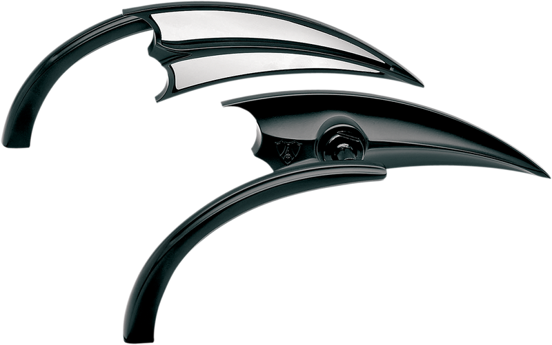 ARLEN NESS Mirror - Micro - Scoop - Side View - Triangle - Black - Left