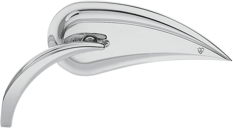 ARLEN NESS Mirror - Rad III - Side View - Teardrop - Chrome - Left