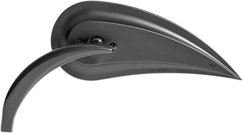 ARLEN NESS Mirror - Rad III - Side View - Teardrop - Black - Left