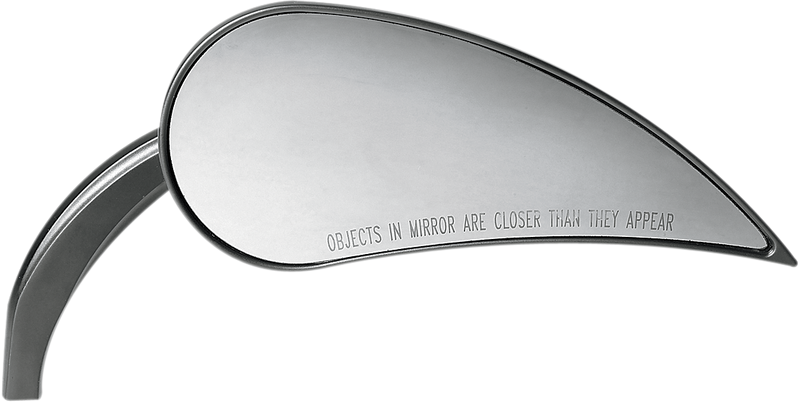 ARLEN NESS Mirror - Rad III - Side View - Teardrop - Black - Right