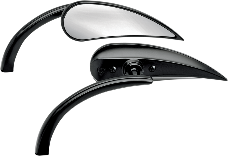ARLEN NESS Mirror - Micro - Rad 2 - Side View - Teardrop - Black - Left