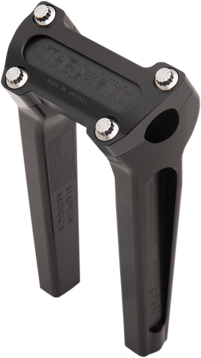 THRASHIN SUPPLY CO. Risers - Straight - 8" - Black